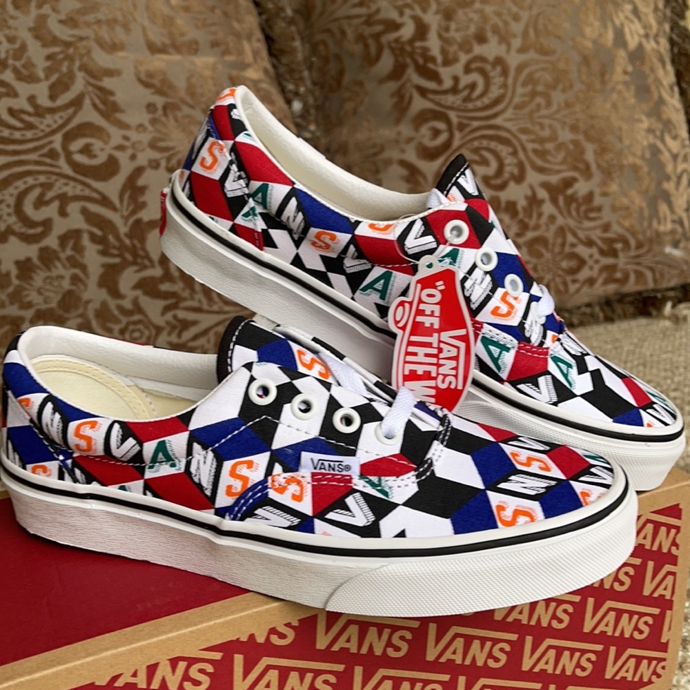 Vans Era Checker Cube Multi/True White WMNS - Picture 8 of 16